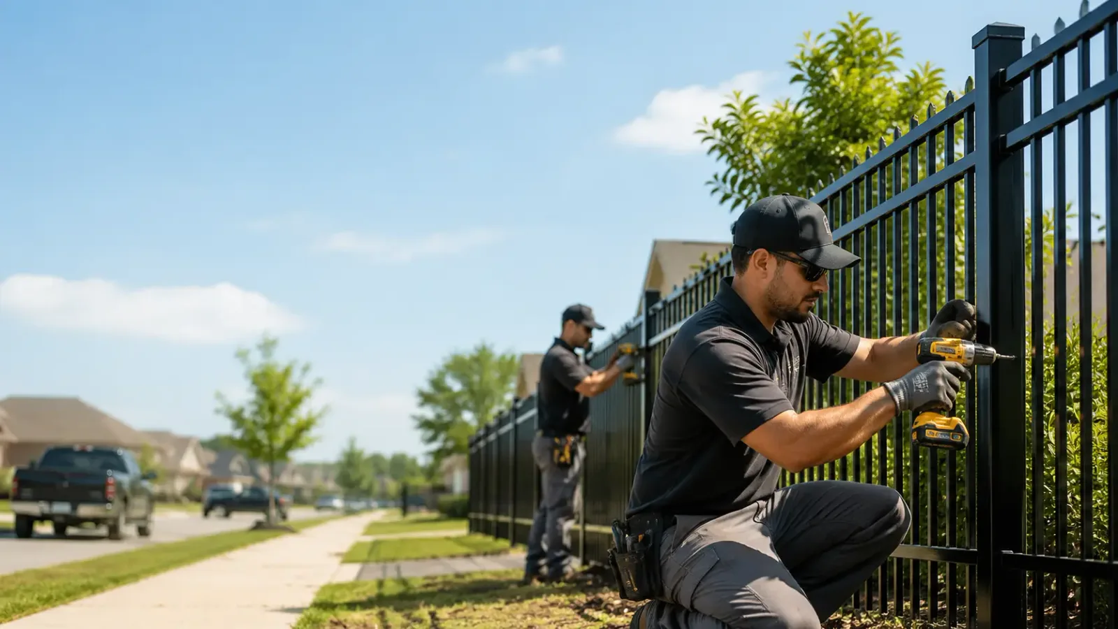 Metal Fence Installation in Clarksville, IN